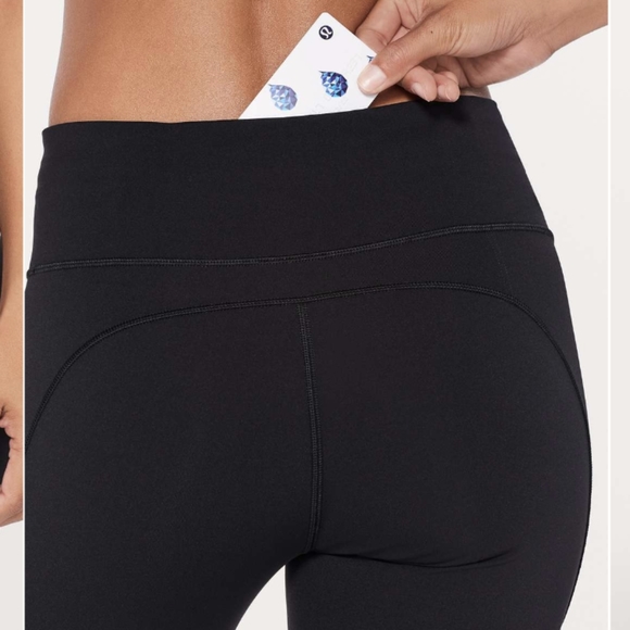 Lululemon Extra Mile Tight (Reflective 28") Black - Picture 4 of 15